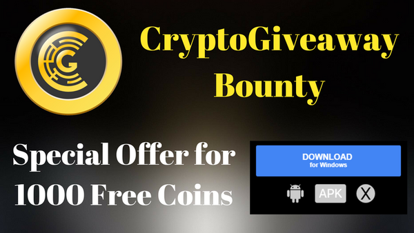 Cryptogiveaway Bounty
