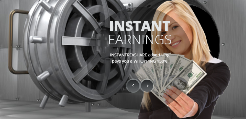 InstantRevShare Pays You a Whooping 150%